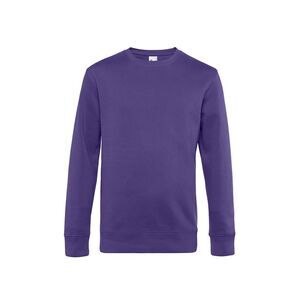 B&C Mens King Crew Neck Sweater / Radiant Purple